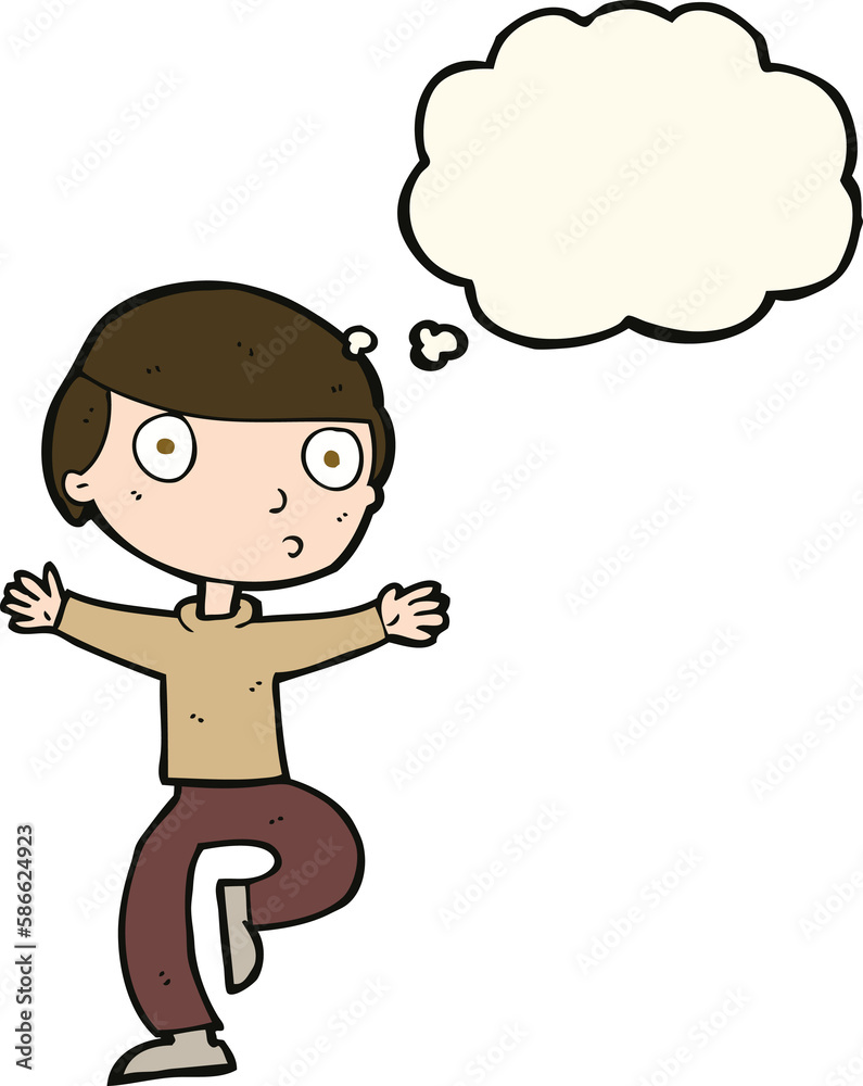 cartoon startled man with thought bubble cartoon startled man with thought bubble