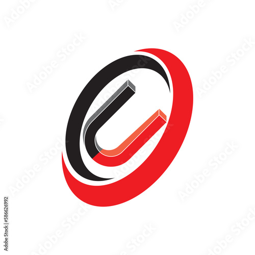 Magnet symbol icon,logo illustration design template