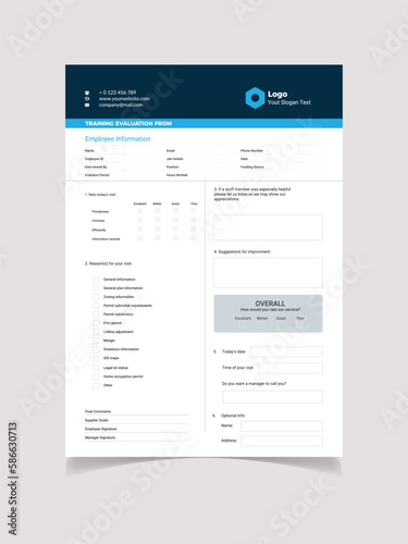 Modern Registration resume template Form 