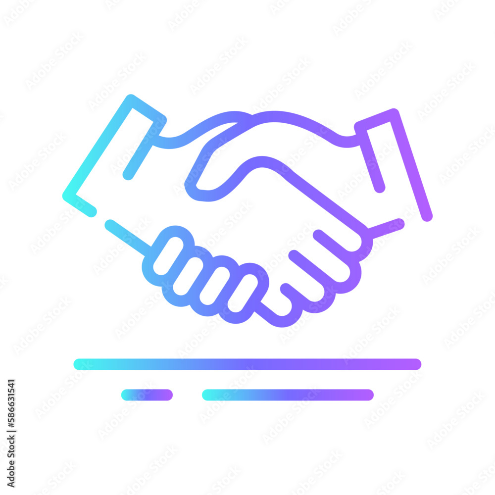 handshake business icon with black outline style. business, vector, group, icon, set, symbol, people. Vector illustration handshake business icon with black outline style. business, vector, group, icon, set, symbol, people. Vector illustration