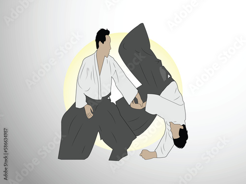 aikido techniques. how to drop opponent in aikido Japanese traditional martial arts