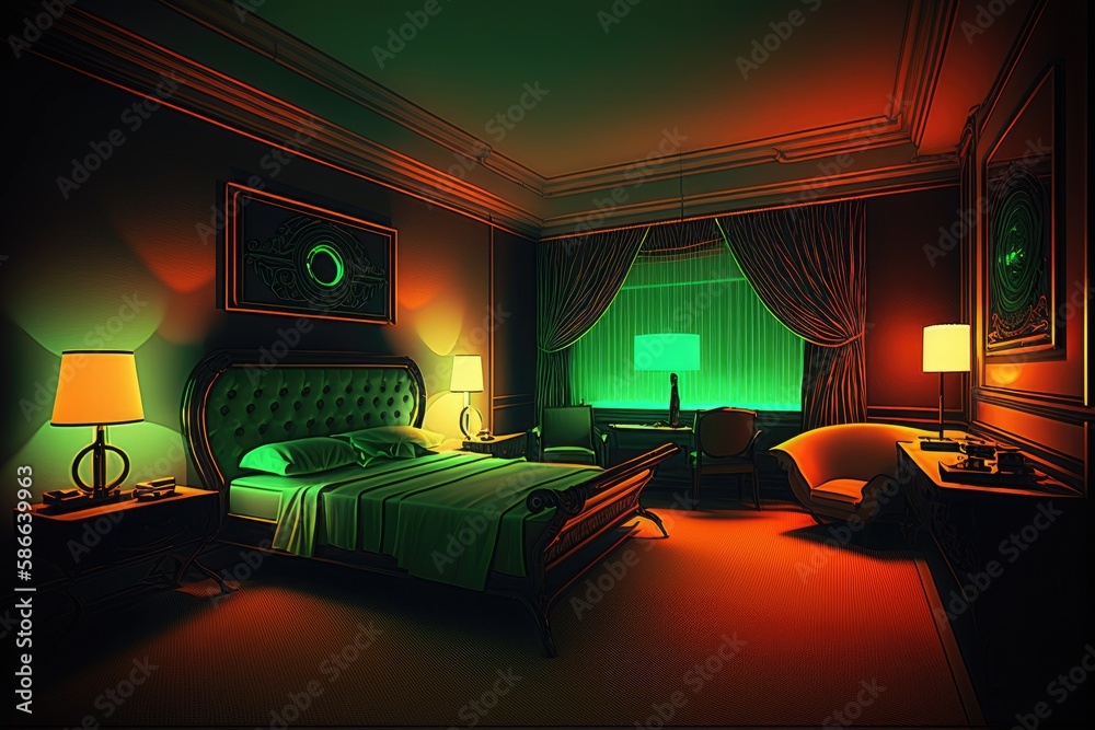Big modern hotel room Big modern hotel room