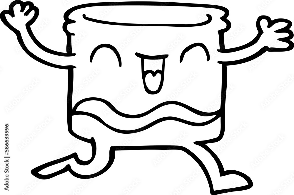 happy line drawing cartoon whisky glass happy line drawing cartoon whisky glass