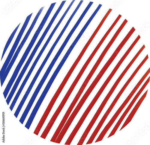 Free Download circle pattern line_red blue-07_file eps - GFXLoad