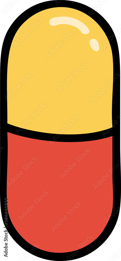 traditional tattoo of a pill traditional tattoo of a pill