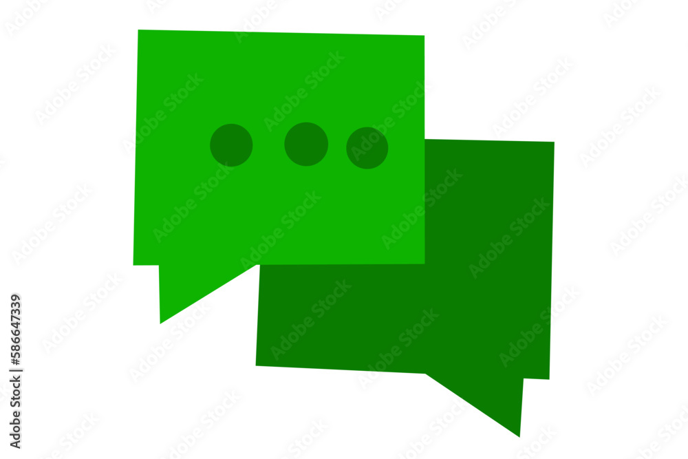 Chat icon with isolated white background element. Vector illustration. Chat icon with isolated white background element. Vector illustration.