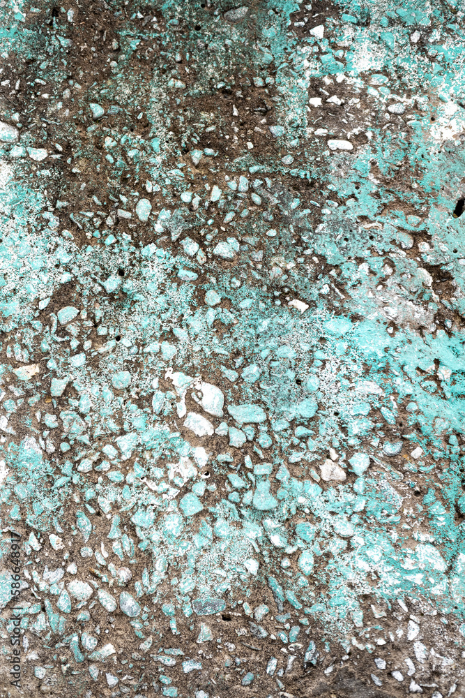 Background of an old concrete wall with paint residue. Retro. Background of an old concrete wall with paint residue. Retro.