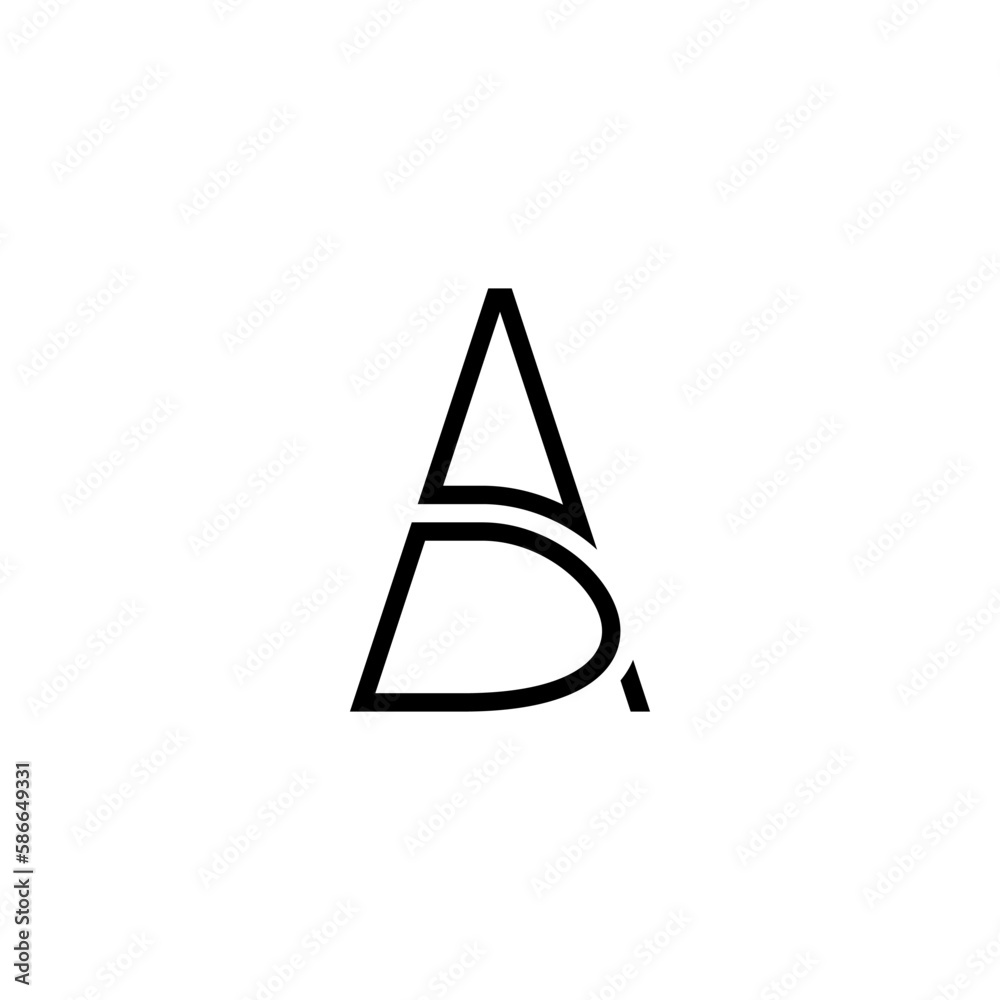 Premium design Logo with initial, letter, alphabet AD for company branding and other Premium design Logo with initial, letter, alphabet AD for company branding and other