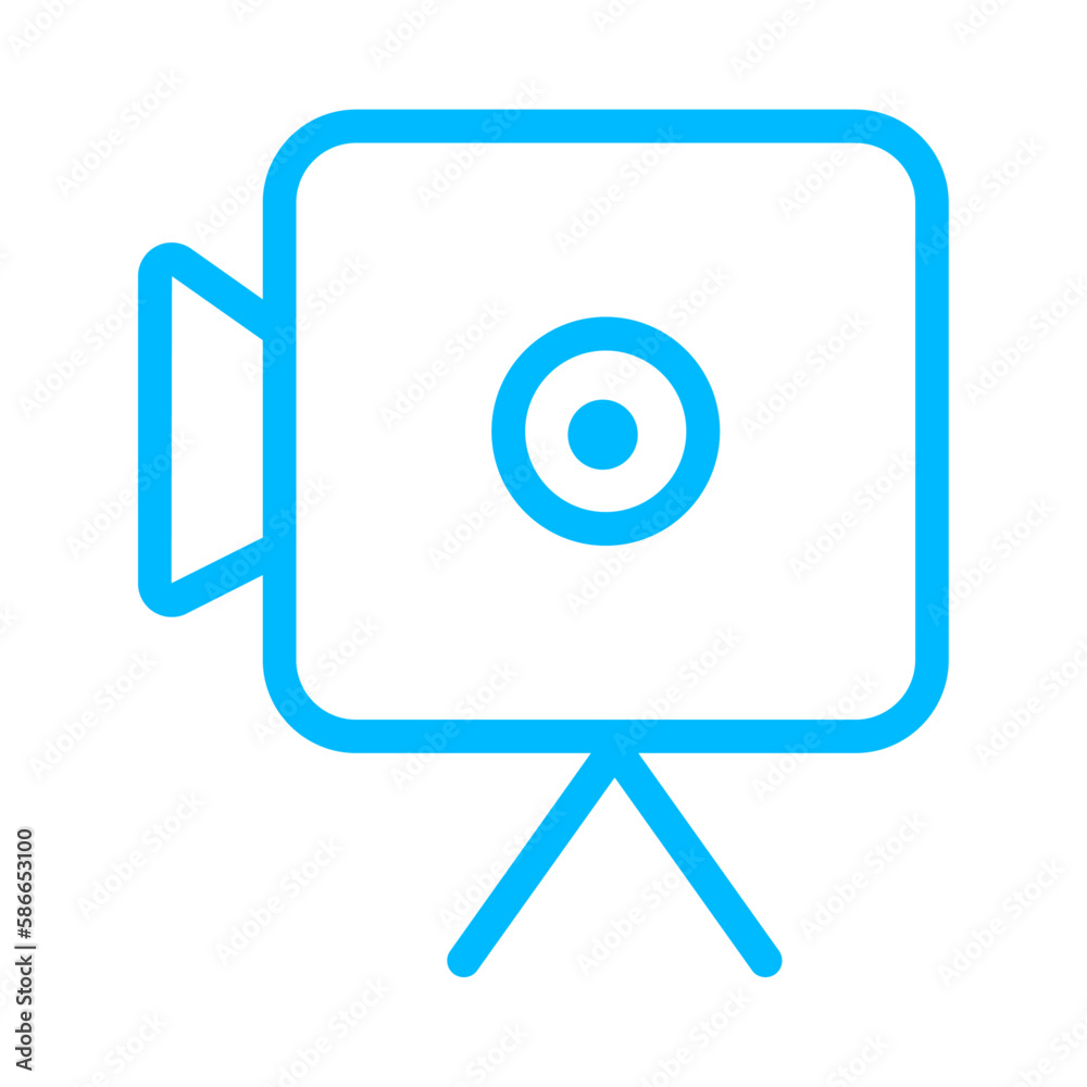 film business icon with black outline style. icon, storage, business, symbol, set, vector, service. Vector illustration film business icon with black outline style. icon, storage, business, symbol, set, vector, service. Vector illustration