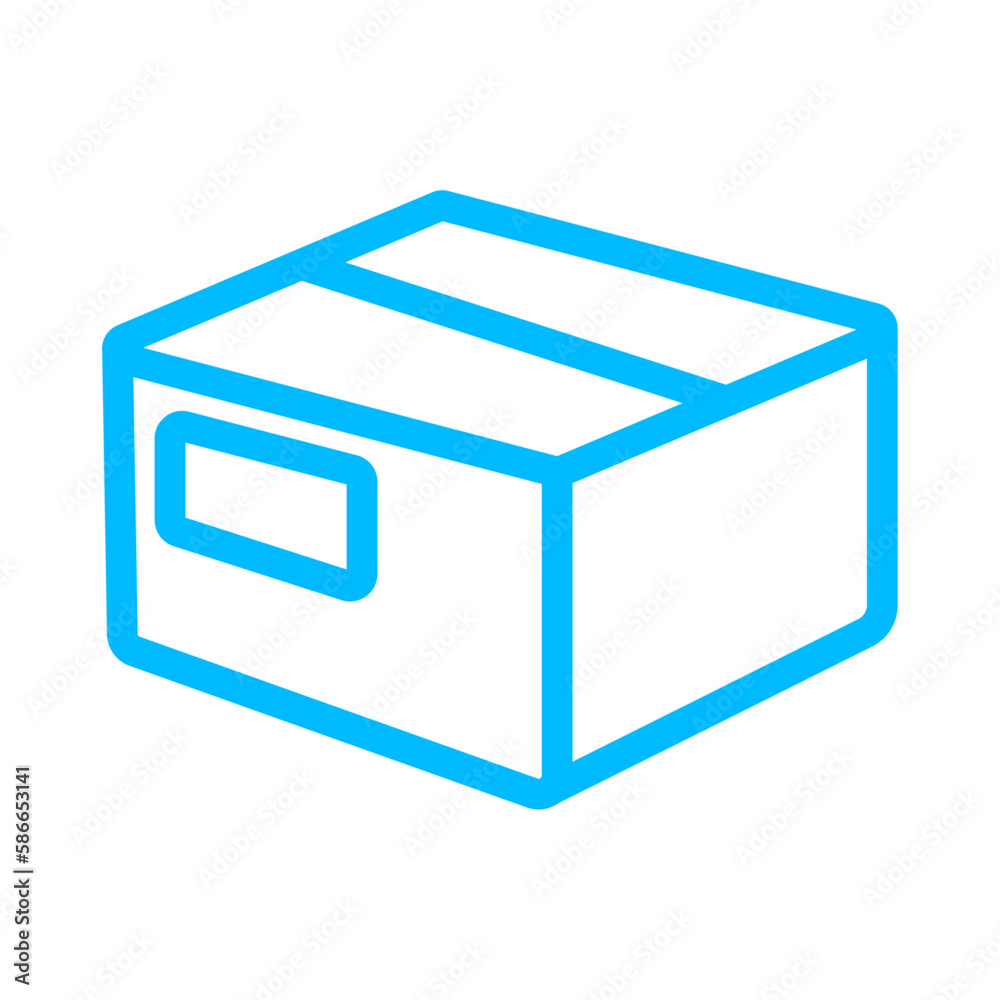 parcel business icon with black outline style. icon, storage, business, symbol, set, vector, service. Vector illustration parcel business icon with black outline style. icon, storage, business, symbol, set, vector, service. Vector illustration