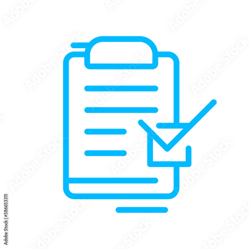 checklist business icon with black outline style. business, vector, group, icon, set, symbol, people. Vector illustration © SkyPark