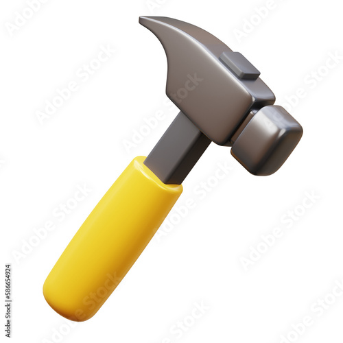Hammer 3D Illustration