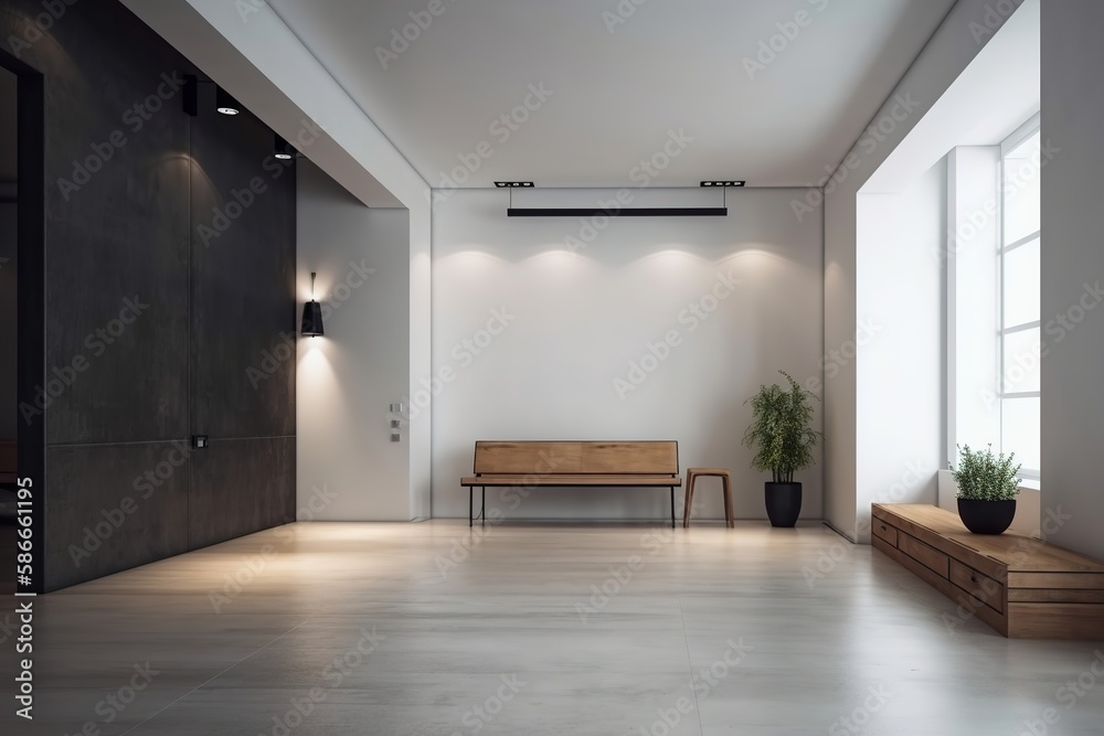 Obraz premium modern loft interior design