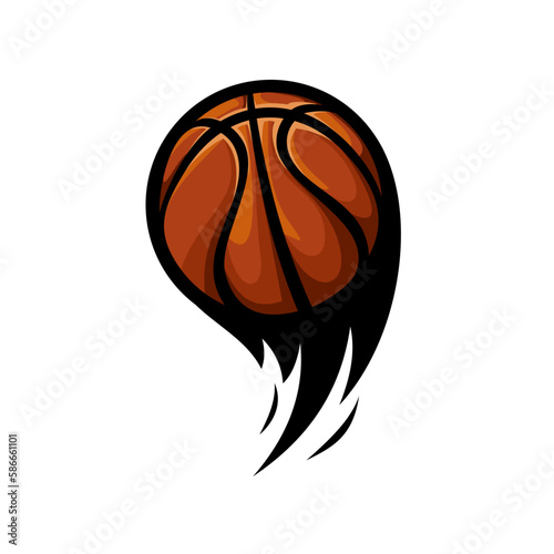 basketball sport vector design on white background