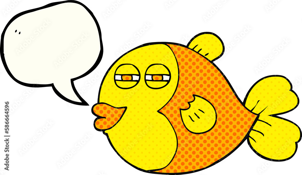 comic book speech bubble cartoon fish comic book speech bubble cartoon fish