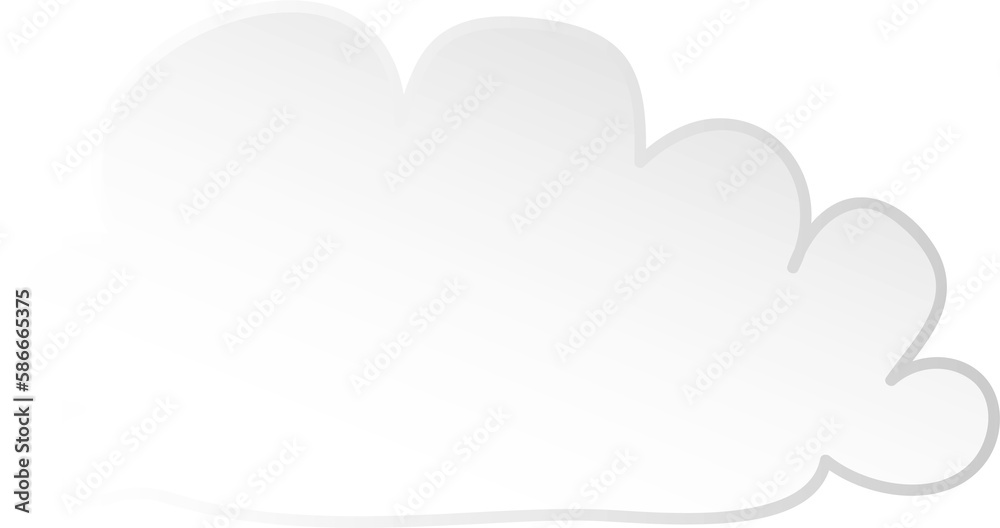 Illustration of clouds, Transparent background Illustration of clouds, Transparent background