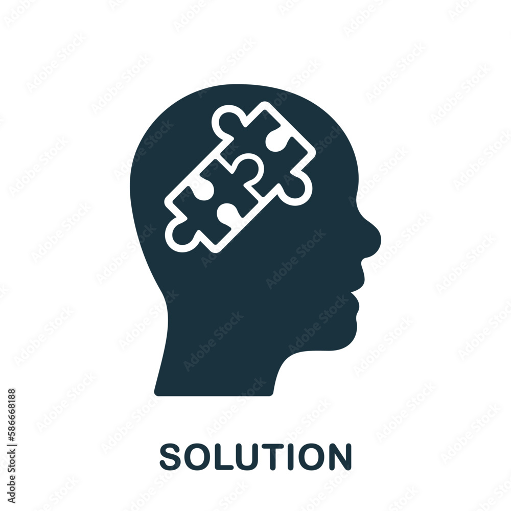 Creation Idea, Person's Brain and Jigsaw Pieces Glyph Pictogram. Puzzle in Human Head Solution Concept Silhouette Icon. Brainstorm Intellectual Process Solid Symbol. Isolated Vector Illustration Creation Idea, Person's Brain and Jigsaw Pieces Glyph Pictogram. Puzzle in Human Head Solution Concept Silhouette Icon. Brainstorm Intellectual Process Solid Symbol. Isolated Vector Illustration