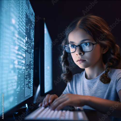 Exploring the Future: Kids and Artificial Intelligence Working Together Generative Ai digital art and artificial intelligence artwork