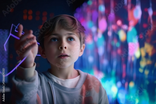 Exploring the Future: Kids and Artificial Intelligence Working Together Generative Ai digital art and artificial intelligence artwork