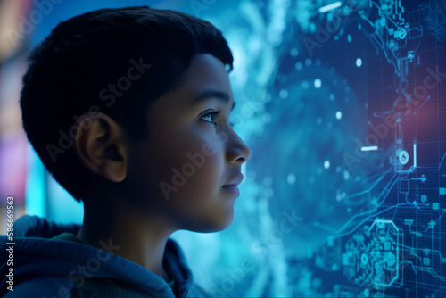 Exploring the Future: Kids and Artificial Intelligence Working Together Generative Ai digital art and artificial intelligence artwork