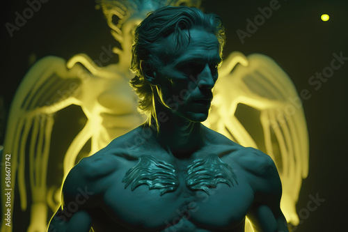 Alien Face, Planet, Science Fiction, Exploration, Generative Ai