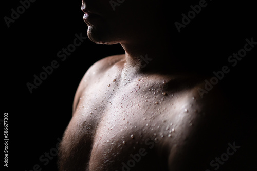 Fotografie Sweat on skin