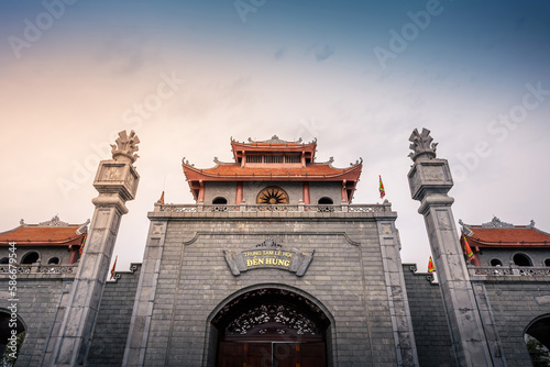 Canvas Print Main gate of Hung King Temple, Phu Tho Province, Vietnam