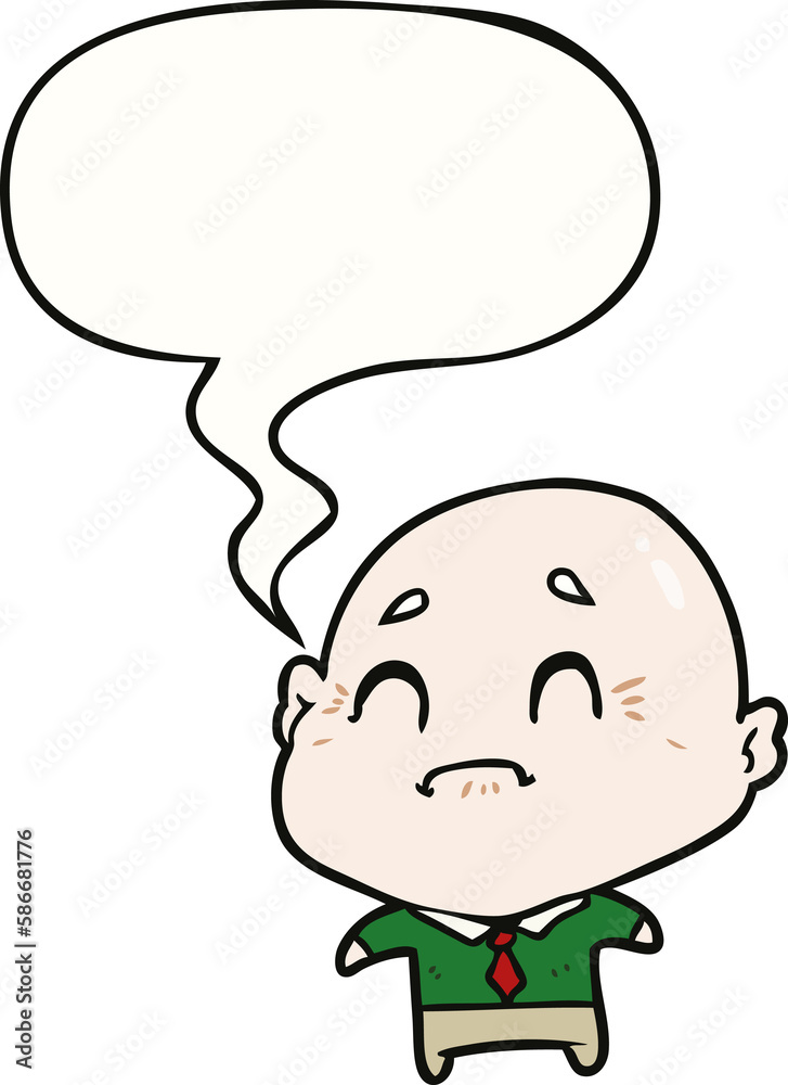 cartoon old man and speech bubble cartoon old man and speech bubble