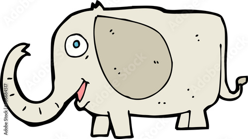 Photography cartoon baby elephant