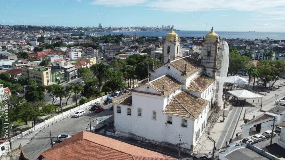 Igreja Católica Nosso Senhor do Bonfim Itapagipe Salvador Brasil Arquitetura Colonial Sacra Fé Fitinhas Patrimônio Histórico Brasileiro Mundial Igreja Católica Nosso Senhor do Bonfim Itapagipe Salvador Brasil Arquitetura Colonial Sacra Fé Fitinhas Patrimônio Histórico Brasileiro Mundial