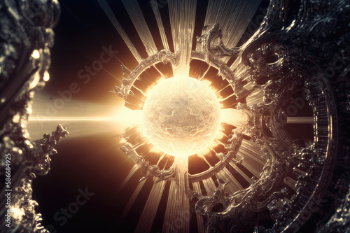 Pandorum, explorer, planet, science fiction, exploration, Generative Ai