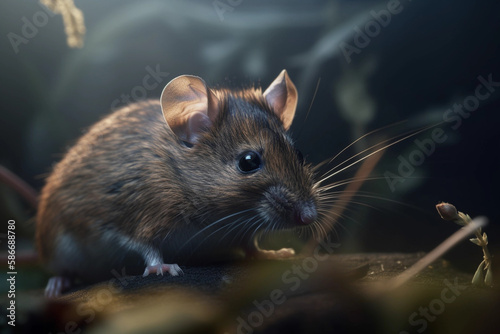 mouse on the ground © René