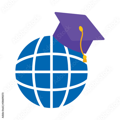 graduation hat in sphere browser