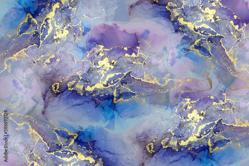 Modern creative design, background marble texture. Alcohol ink.