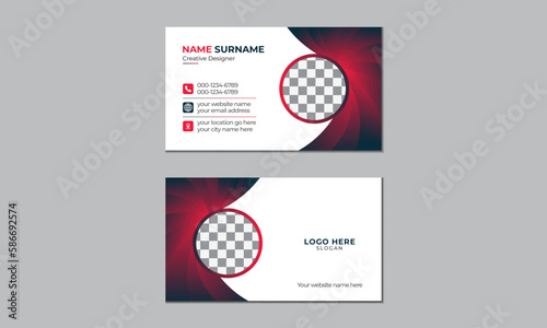 corporate name card template design