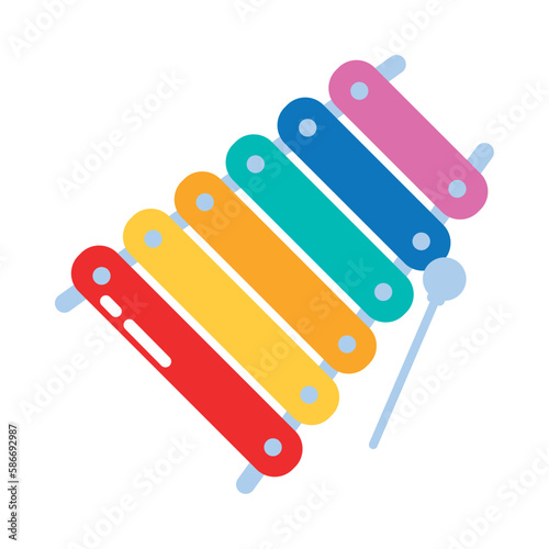 xylophone music instrument icon