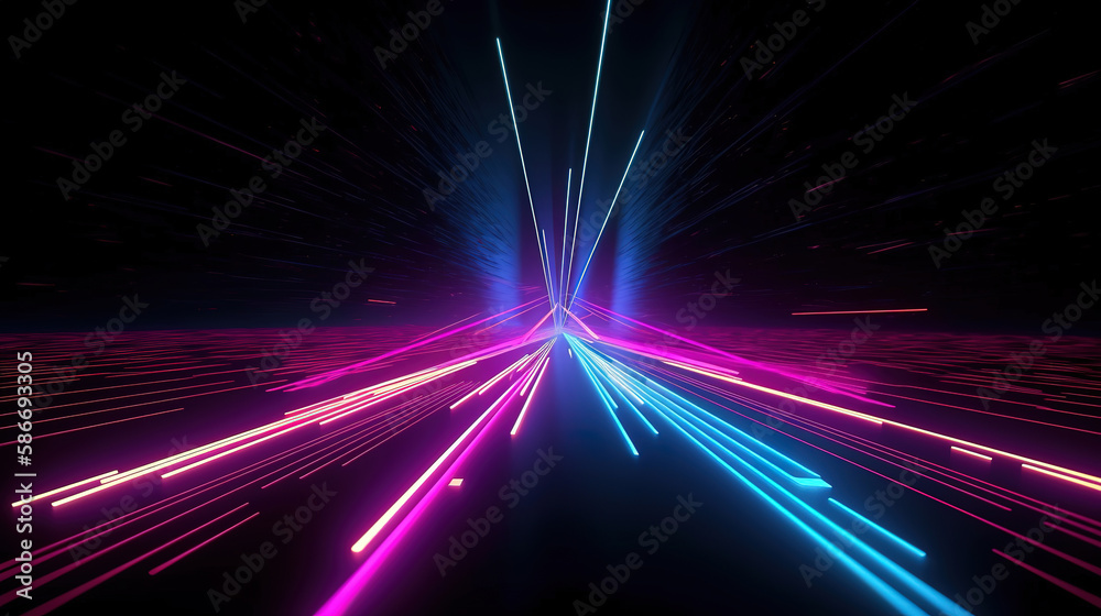 3d render, abstract minimal background. Generative Ai 3d render, abstract minimal background. Generative Ai
