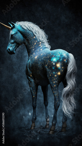 Unicorn  beautiful horse  girl  magical unicorn  unique  fairy tale