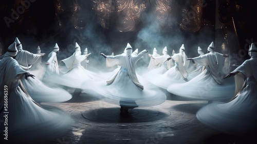 Enchanted Sufi Whirling Dervishes photo