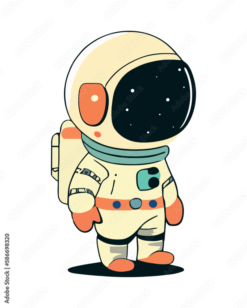 astronaut walking with space suit