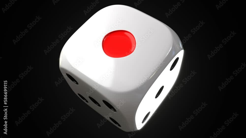White dice on black background.
Loop able 3DCG dice animation.
White dice on black background.
Loop able 3DCG dice animation.