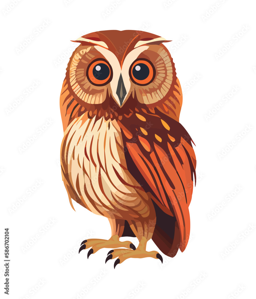 Fototapeta premium animal owl cute