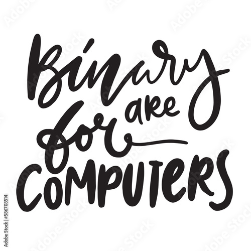 non binary poster. hand lettering illustrtion