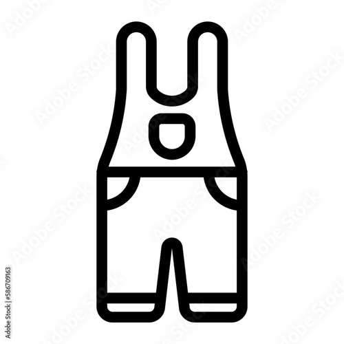 coverall line icon
