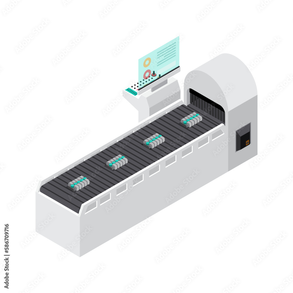 Isometric Industrial Robots Isometric Industrial Robots