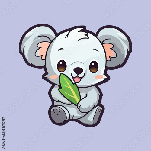 Baby Koala Design  Charming Marsupial Illustration