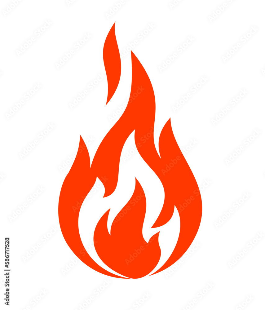 Free Vector, Fire background design