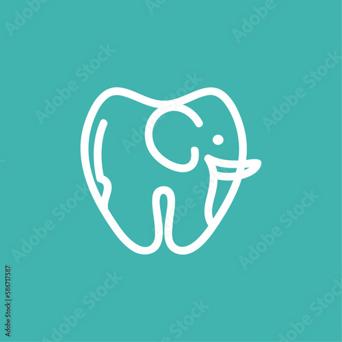 illustration of an elephant tooth