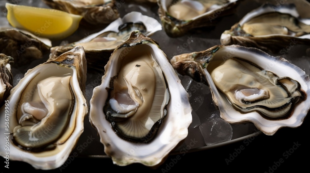 Naklejka premium oysters