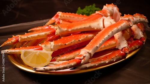 cooked crab on a plate